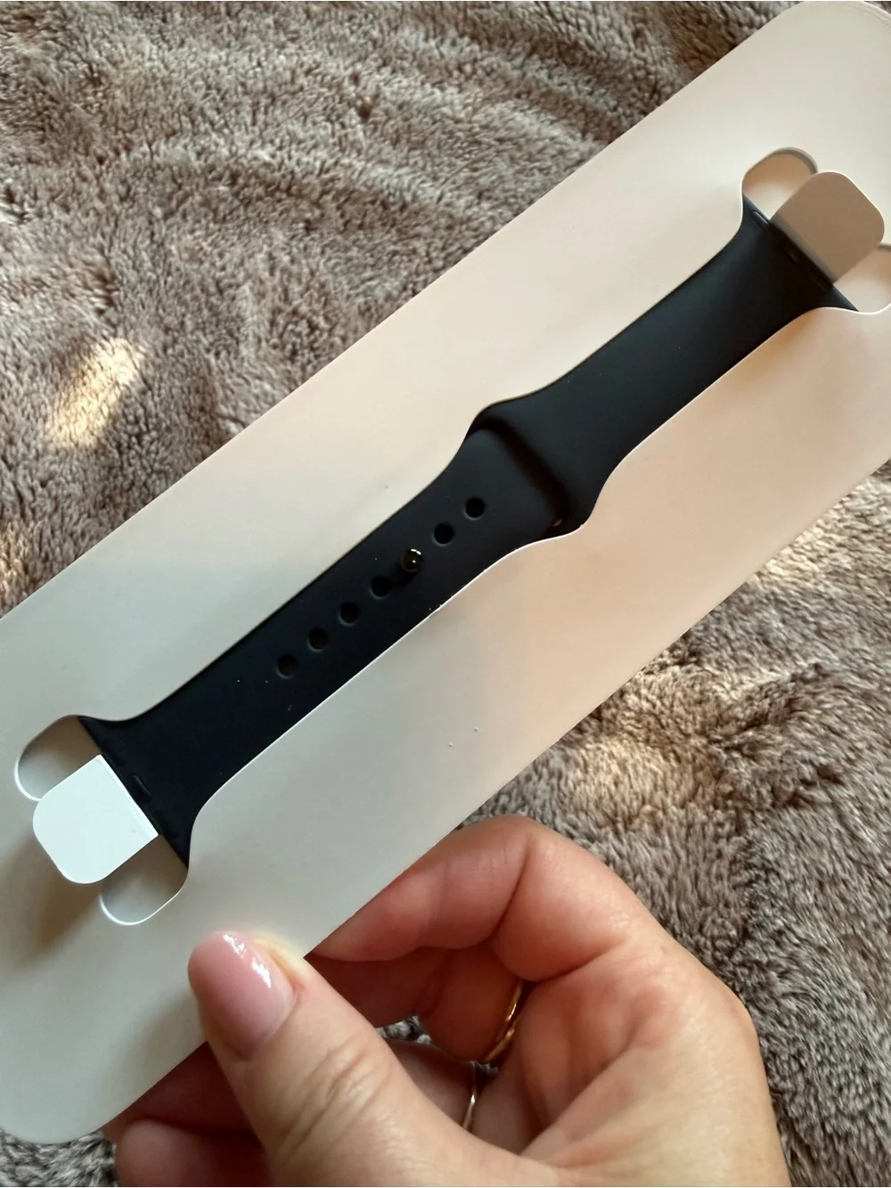 Apple Black Silicone Watch Band for Smartwatch